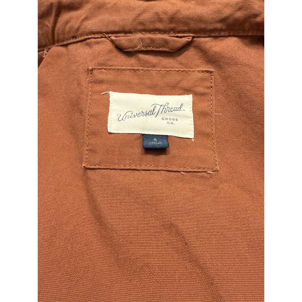 Y2k Universal Thread Burnt Orange Jacket With Hoo… - image 7